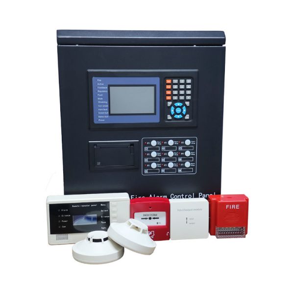 User Friendly Addressable Fire Alarm System with Easy Configuration, Rapid Fault Identification, and Automatic Fire Suppression