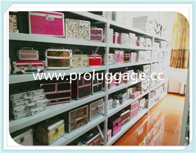 Solid silver diamond ABS rolling beauty case