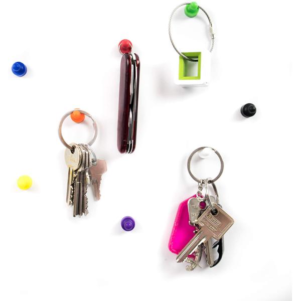 7 Colors Transparent N35 Neodymium Magnetic Board Pins For Whiteboard