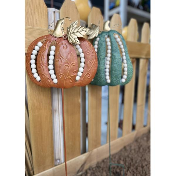 Pumpkins Outdoor Metal Thanksgiving Yard Decorations Recycled