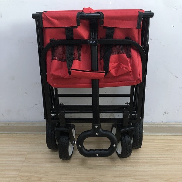 Small Size Collapsible Wagon Cart 94cm Garden Collapsible Utility Wagon Child