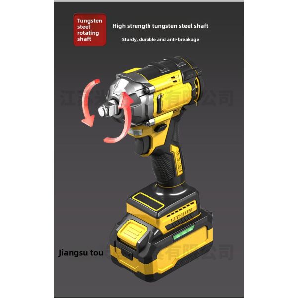 Cordless Impact Wrench Set - Multifunctional Power Tool Kit with Toolbox for Home Repair