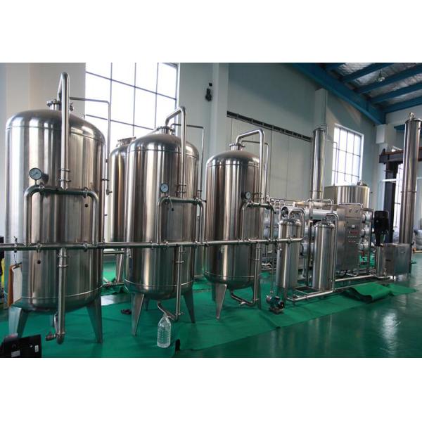 Long Warranty Liquid Filling Machine RO Water Treatment 1000-8000l / H Capacity