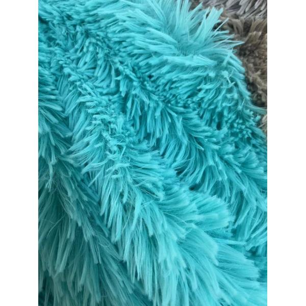 Knitted PV Plush Toy Fabric with 100% Polyester Back Material and Durable Texture