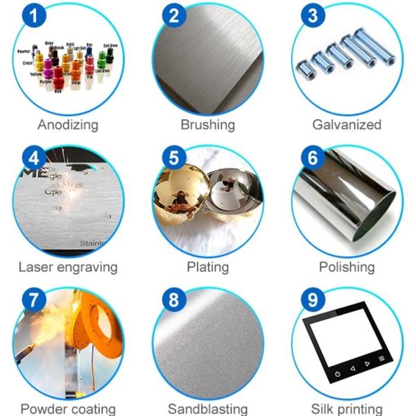 OEM Metal Rapid Prototype Mirror Polish And Silver Anodize Surface