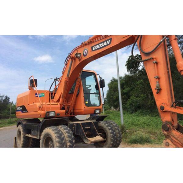 2010 Year Used Wheel Excavator , Original Paint DOOSAN 140W Excavator Used