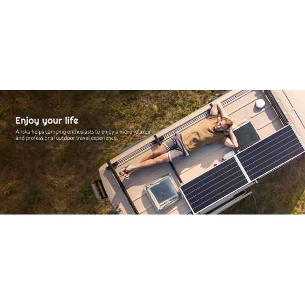 Monocrystalline PV Rigid Solar Panel Cell 12V 180W Compact