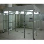 Power Coated Steel Softwall Cleanroom Pharmaceutical , Vertical Laminar Air Flow