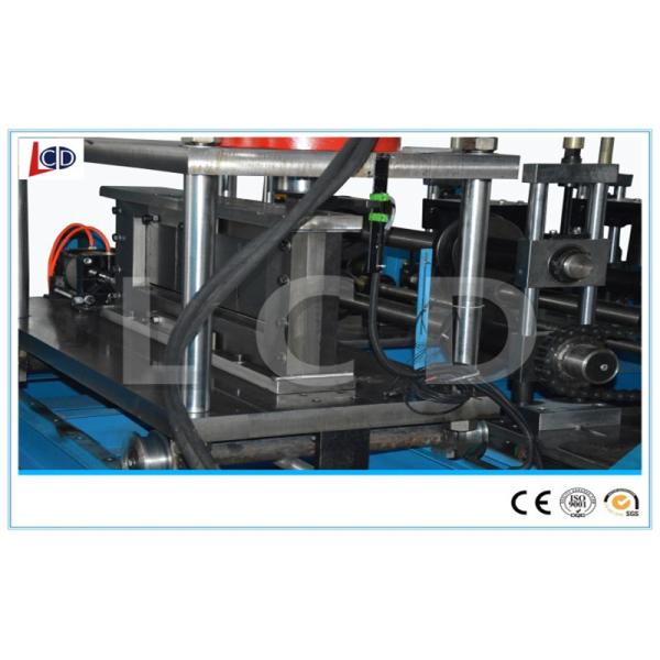 Cr12 Blade Cable Tray Roll Forming Machine With Punching 15m / Min Forming Speed