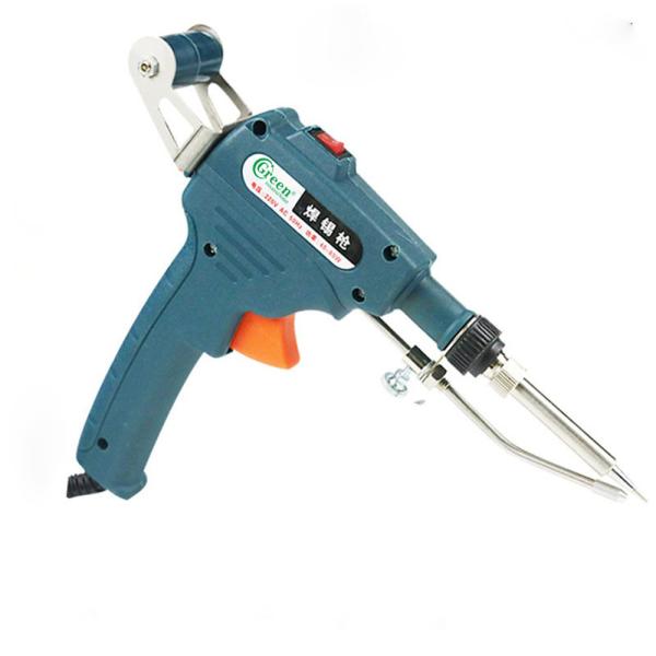 Soldering gun 60W internal heating solder gun auto send-tin with best price Green SG01S
