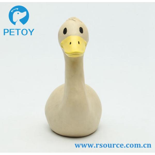 Swan Soft rubber latex Funny Chew Play squeaky Toys for Pets