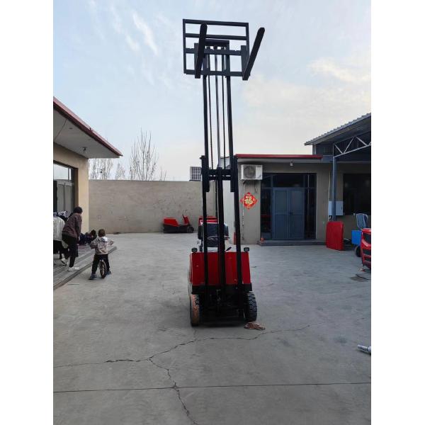 1Ton Compact Electric Forklift Solid Tires 1.2m Fork Length 3 Stage Forklift