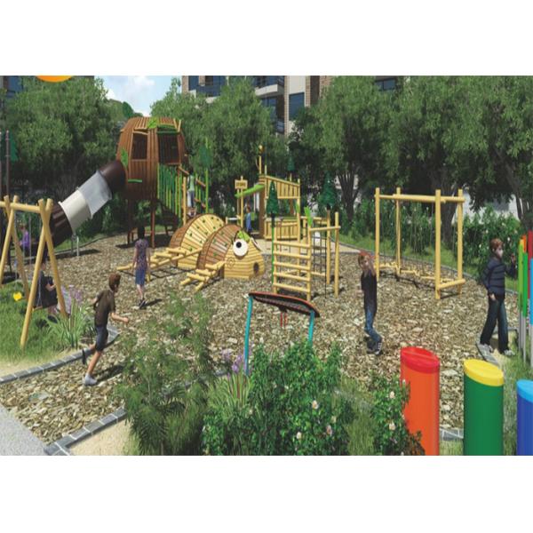 Corrosion Resistance Log Amusement Park Equipment Theme Playsets
