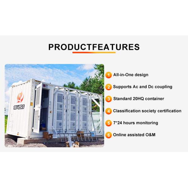 IP55 High Protection Container BESS with HVAC and Forced Air Cooling System