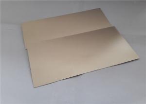 China Satin Surface Appearance Painted Aluminum Sheets , Satin Anodised Aluminium Sheet With Profective Film on sale
