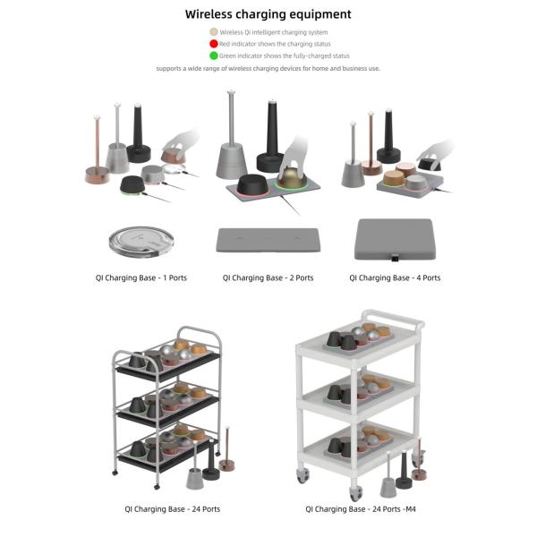 Wifi Portable Table Lamp App Control RGBW Night Light, Rechargeable for Bedrooms, Living Rooms and Office