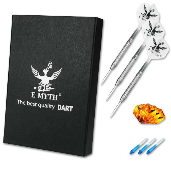 E Myth 23G Steel Tip Tungsten Darts Set AOBING