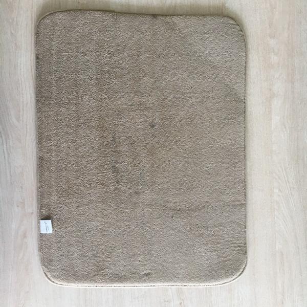 Sinlge packed 1pc Microfiber printeted water absorb dish mat kitchen water pad with grid patten