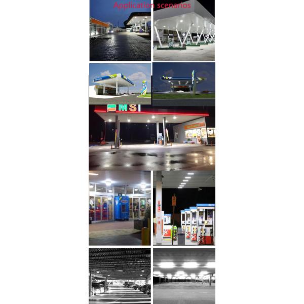 2835/3030 Smd LED Canopy Lights For Petrol Station Night Illumination