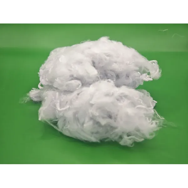 White 1.2D×38mm Polyester Staple Fiber for Knitting & Weaving Yarn