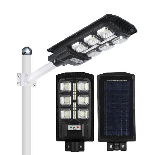 50w 100w 150w 200w 300w 400w waterproof IP65 ABS integrated led all in one solar street light outdoor dusk to dawn