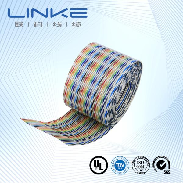Flat Wire Data Cable with XLPE Insulation Material 8/10/14/16/20/40/50 Pin Extension Wiring