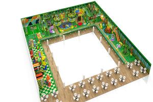 China 3.5m New Design Custom Playground Equipment Kids Indoor Playground Center ASTM on sale