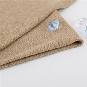 Buy cheap Breathable Solid Knit Fabric , 100% Cotton Combing Yarn Dyed Fabric product