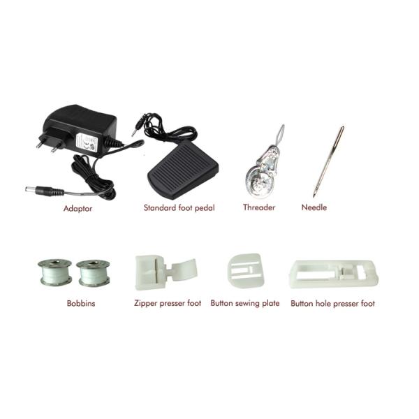 Max. Sewing Thickness 2.5mm Household Mini Textile Sewing Machine for Garment Shops