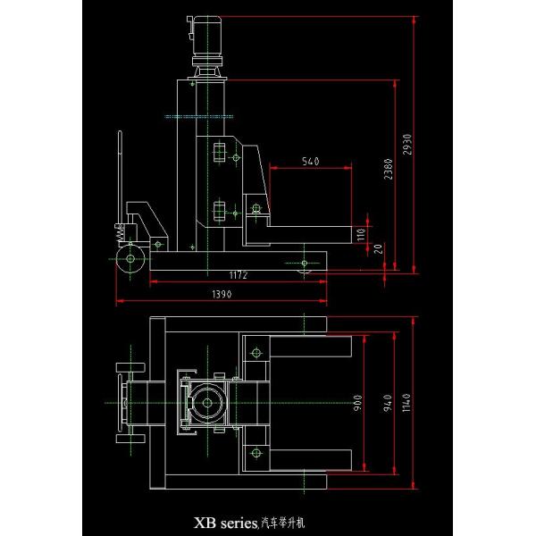Large-scale Lifts Movable Column Lift Electric Mechanical Screw Type Bus Lifter 30ton/1500mm