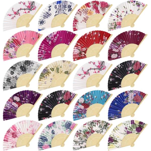 Dancing Party Summer Folding Hand Fans Japanese Plastic Hand Fan Chinese Custom Made Hand Fans Promotional Hand Fans