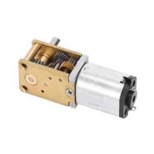 Buy cheap 3V - 6V Horizontal Right Angle DC Worm Gear Motor Short Shaft Low Speed High Torque product