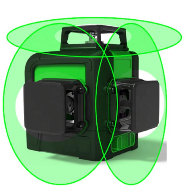 Green Beam Laser 520nm 3D Laser Level Blue Line Self Rotation