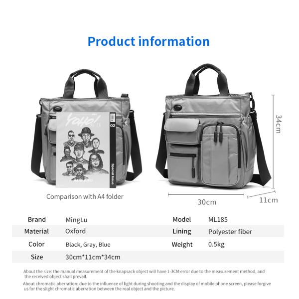 Customization Business Laptop Briefcase Business Shoulder Bag 34cm Height