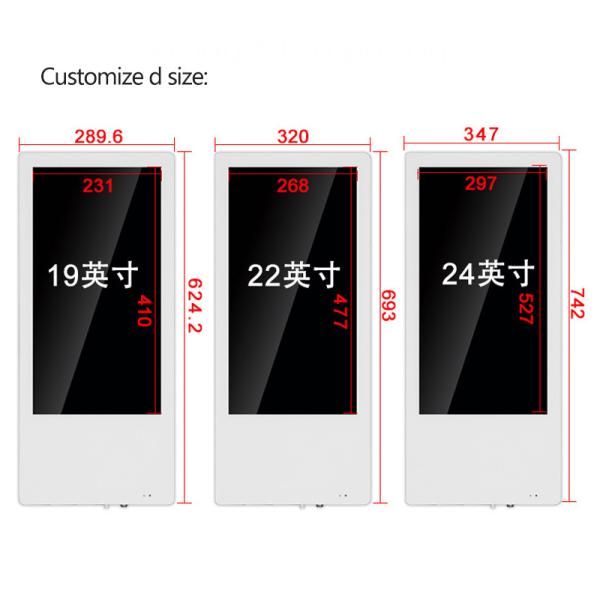 27" Elevator Advertising Display Lcd Smart Monitor 27inch Digital Signage Display Solution