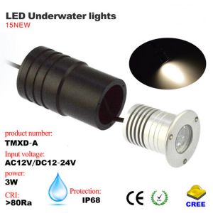 Buy cheap Outdoor Waterproof IP68 Landscape LED underwater lights 3W Poor Fountains light from wholesalers
