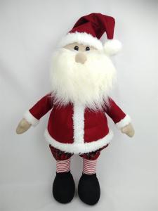 Buy cheap Cuddly Christmas Plush Toys 3 Years Child PP Cotton Fillings Santa Claus Toys 35cm product