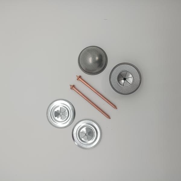 3*80mm Insulation Capacitor Discharge Weld Pins Smooth Shank Type Cuphead Weld Pins