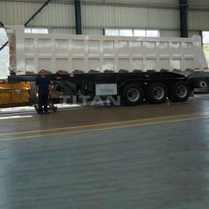 Buy cheap TITAN 40 cubic meter tipper trailer tipper trailer rear dump trailer for sale product