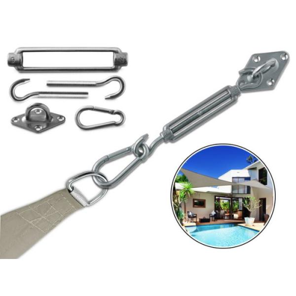 Wholesale -Resistant Sun Shade Sails Outdoor Patio Garden with Hardware Kit of Sunsail