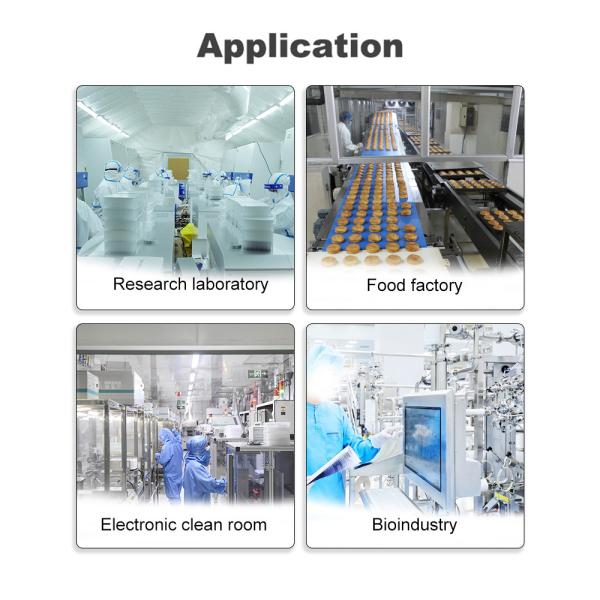 Double Fan Filter Unit FFU 4 × 4 Size Air Purification Unit for Pharmaceutical Industry