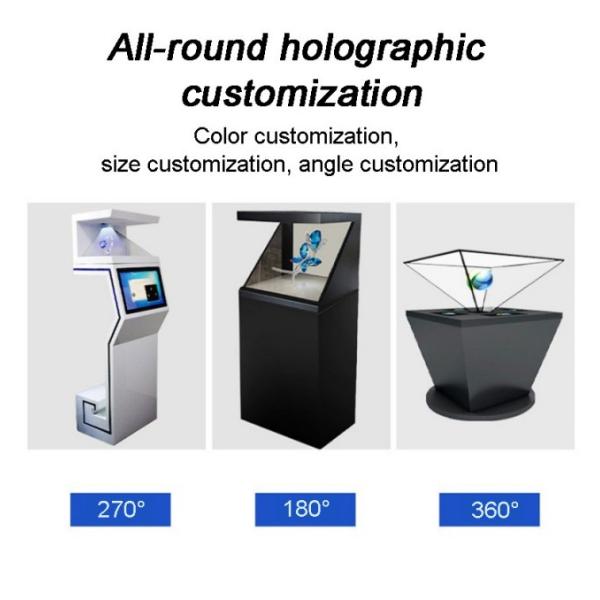 32 inch 180-Degree 3D Holographic Showcase Cabinet Manufacturer Museum-Grade Floating Projection Display Cabinet