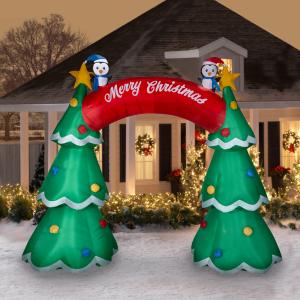 Buy cheap Durable Inflatable Christmas Arch Santa Claus Archway Snowman Arch For Decoration product