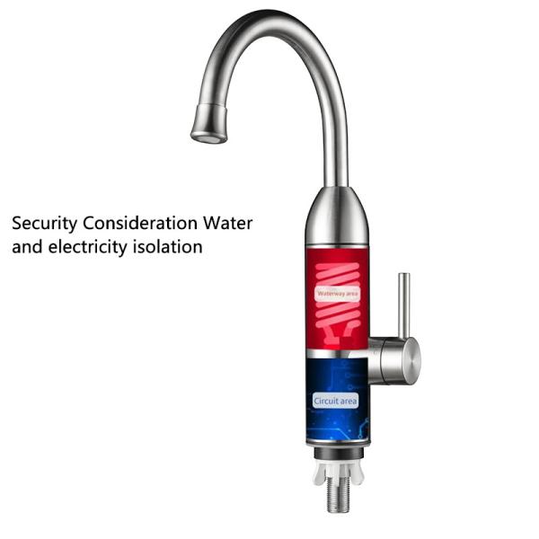 High Power 3300W Water And Electricity Isolation Electric Heating Tap