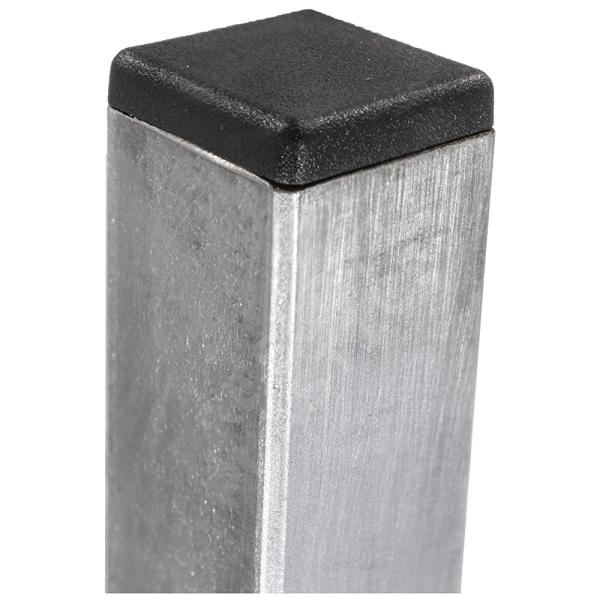 4x4" 2 In. X 2 In. Black Plastic Square Post Cap 4" 2" Aluminum Fence Post Caps