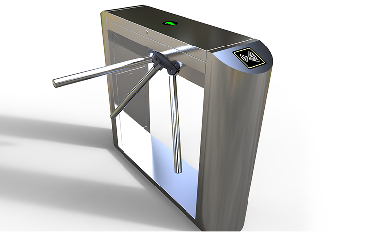 Electric Revolving Door Tripod Turnstile Access Control Anti Tailgating Tripod Security Gates