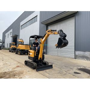 CE Certificate 2 Ton Hydraulic Mini Excavator 0.07m3 Bucket