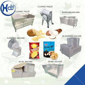 China factory sale Small Scale semiauto Lays Potato Chips Fresh Frozen French Fries Making Machine Potato Chips Production Line price on sale