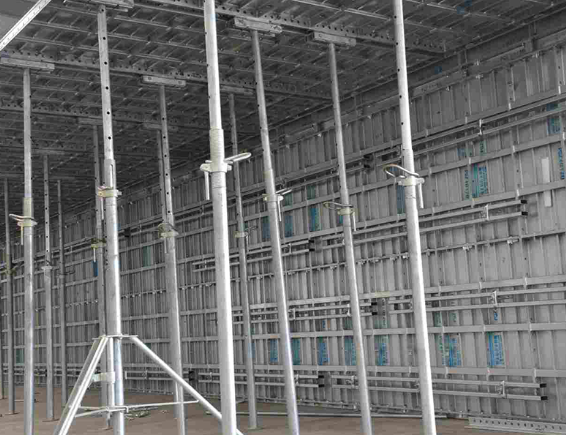 Galvanized Steel Shoring Posts Adjustable Construction Build Scaffold