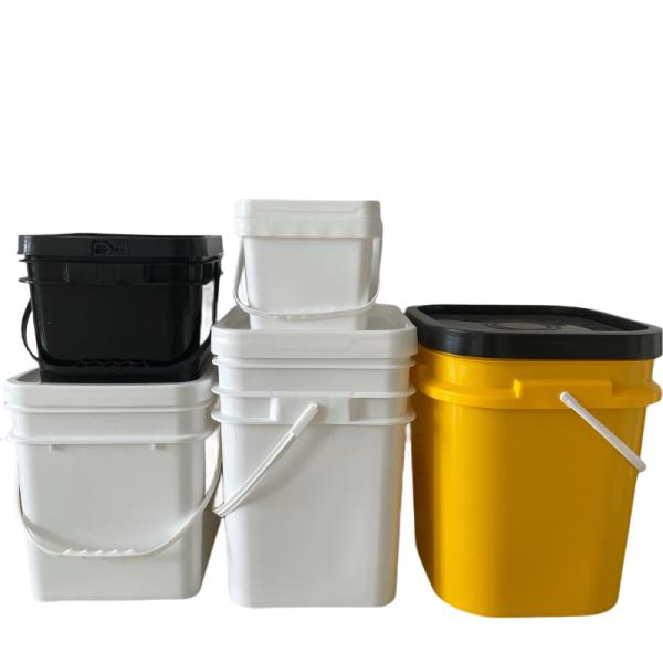 HDPE 2 Gallon Plastic Buckets 8 Litre Bucket Plastic Container Customize